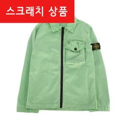 ◆스크래치◆키즈 와펜 패치 셔츠 자켓 네온그린 761610510 V0151