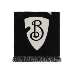 ◆당일◆25FW 텍스트 로고 울 머플러 블랙 8109563