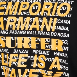 ◆당일◆24SS 백 로고 프린트 티셔츠 블랙 3L1TCV 1JUFZ 0999