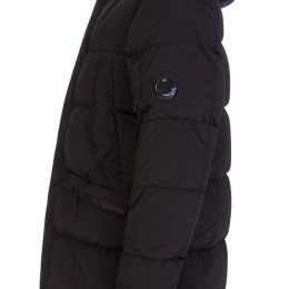 ◆당일◆23FW 렌즈 와펜 후드 패딩자켓 블랙 15CMOW371A 005864G 999