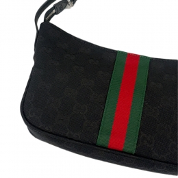 26SS 루네타 모노그램 자카드 스몰 숄더백 블랙 863406 FAFWA 1053