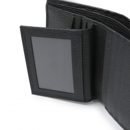 ◆당일◆26SS 금장 더블 간치니 반지갑 블랙 66-A067 0685996