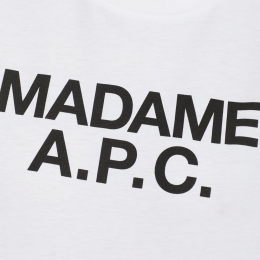 ◆당일◆26SS 로고 프린트 크롭 티셔츠 화이트 COHBW F26559 AAB