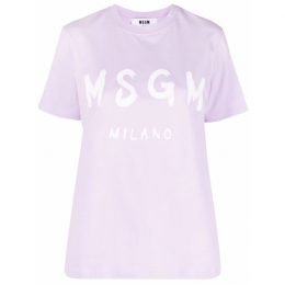 ◆당일◆22SS 로고 프린트 티셔츠 퍼플 3241MDM510 227298 70