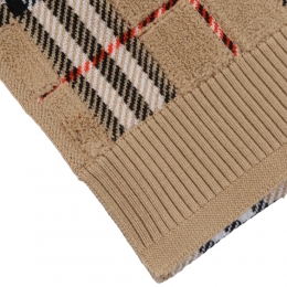 ◆키즈◆25FW 키즈 타월링 체크 머플러 베이지 8105878