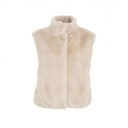 ◆당일◆25FW 리조트 RESORT 퍼 베스트 베이지 GC00071DR 12624 1985