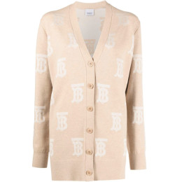 ◆당일◆22FW SALENA TB 로고 가디건 라이트카멜 8052407