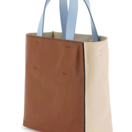 ◆당일◆23FW 컬러 블록 MUSEO 토트&숄더백 아이보리 SHMP0040Q0 P2644 ZO583