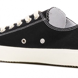 ◆11주년◆남성 타비 로우탑 스니커즈 블랙 S57WS0252 P1875 T8013