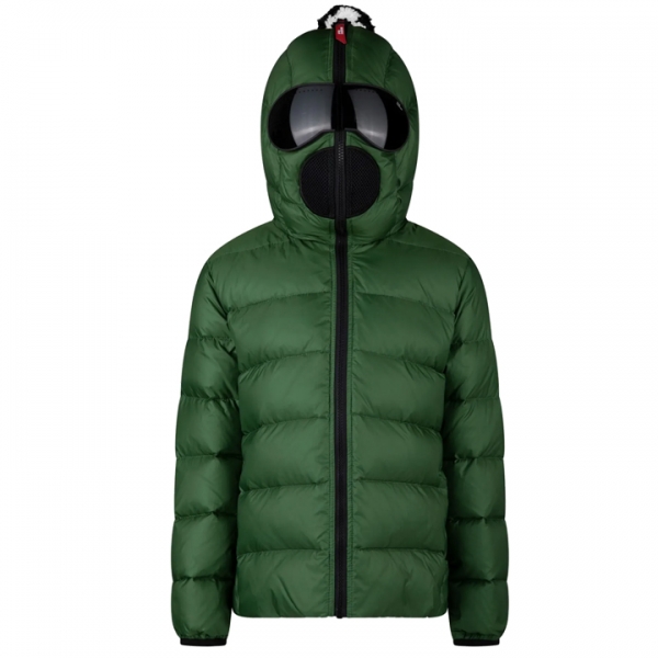 ◆키즈◆23FW 여성 마이크로 립스탑 고글 패딩 다크그린 JK 363B T KJ3 339