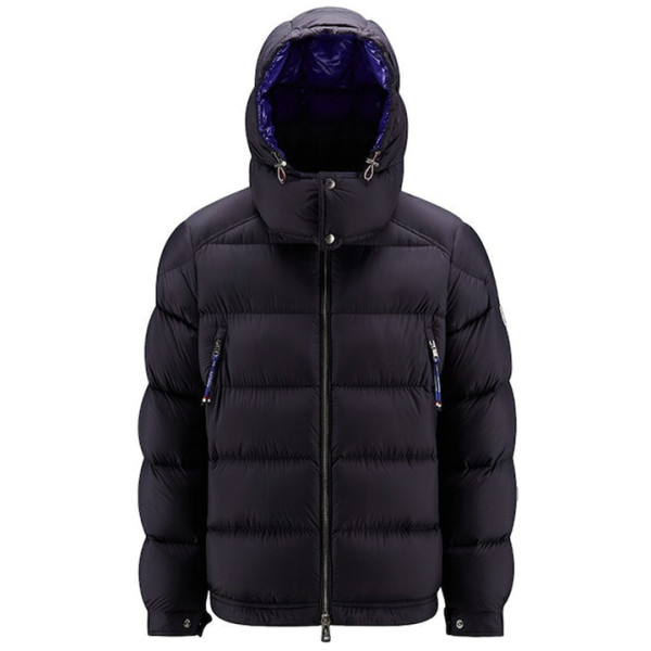 ◆당일◆24FW POIRIER 로고 패치 후드 패딩 자켓 네이비 1A001 46 549SK 779