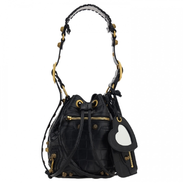 ◆당일◆23FW 르 카골 XS 버킷&숄더백 블랙 702431 23EBM 1000