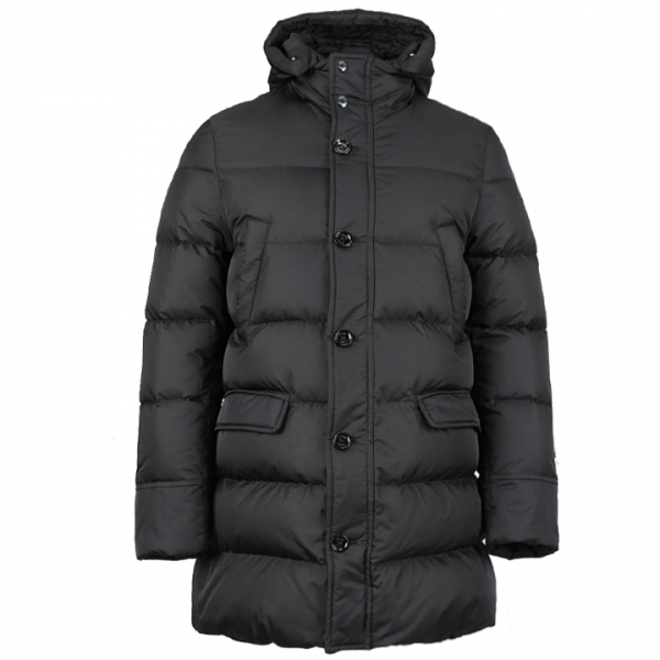◆당일◆23FW 바비에리 BARBIERI 후드 울 패딩 자켓 블랙 SP BARBIERI WK NERO