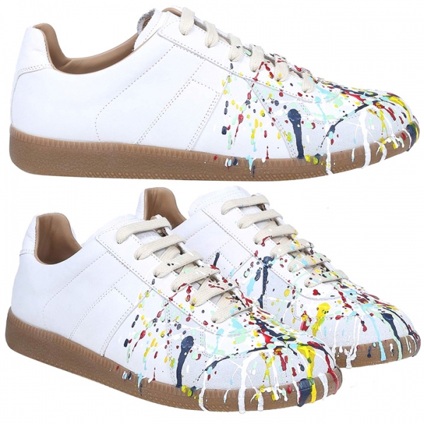 ◆당일◆24SS 여성 레플리카 페인트 로우탑 스니커즈 화이트 S58WS0101 P1892 961