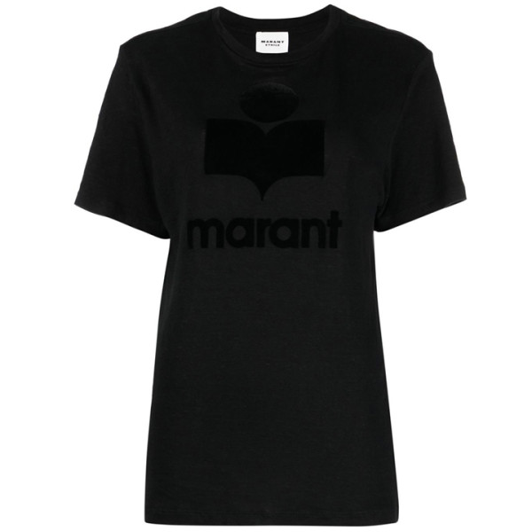 ◆당일◆23FW 쥬얼 ZEWEL 로고 린넨 티셔츠 블랙 TS0001FA A1N09E 01BK