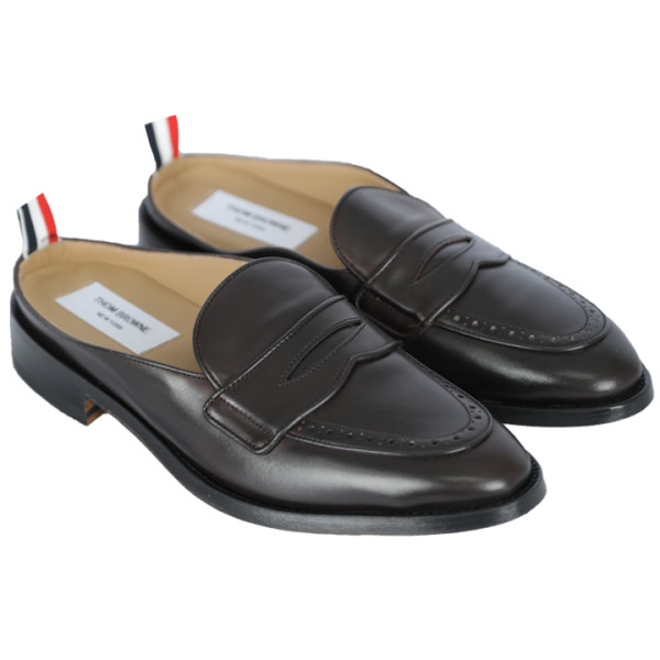 ◆당일◆23FW 바시티 페니 로퍼 뮬 다크브라운 MFL103A 06549 210