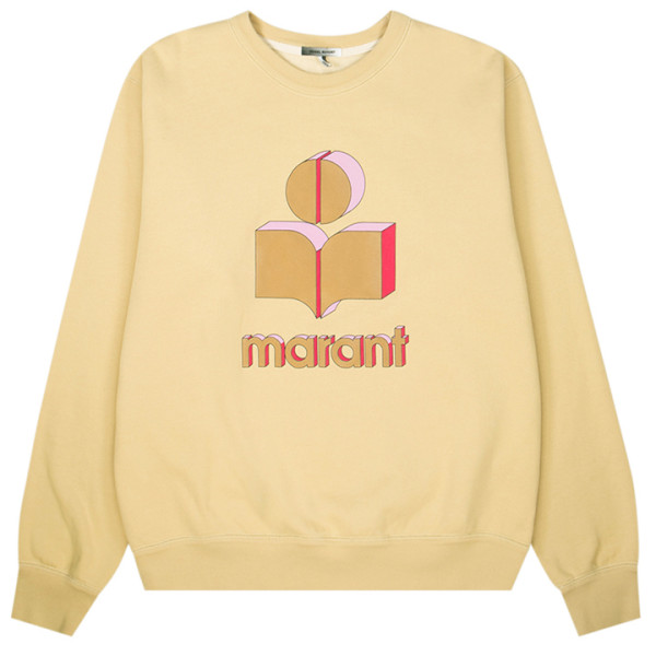 ◆13주년◆미코 MIKO 벨벳 로고 기모 맨투맨 허니 SW0125 22P039H 10HY
