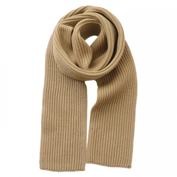 ◆당일◆23FW 골지 울 숏 머플러 카멜 SHORT SCARF CAMEL