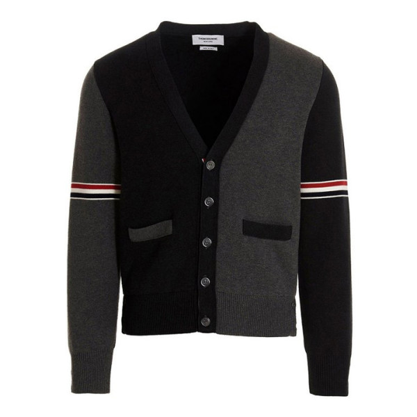◆당일◆23FW 4바 밀라노 스티치 브이넥 가디건 그레이 MKC310F Y3007 982