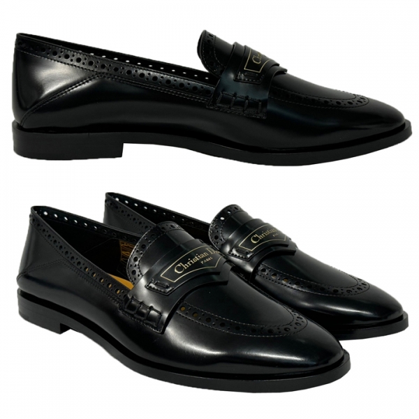 ◆당일◆24FW 로고 펀칭 보이 로퍼 블랙 KDB886VEA 900