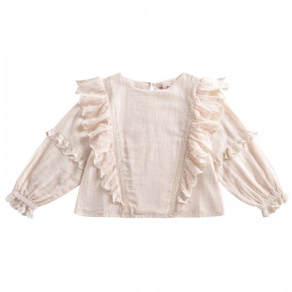 ◆키즈◆23FW 키즈 TUBI 플로럴 블라우스 브러쉬 B0433 BLUSH