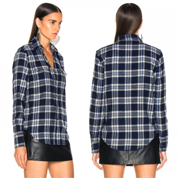 ◆11주년◆클래식 웨스턴 셔츠 블루 542760 Y955U 4076