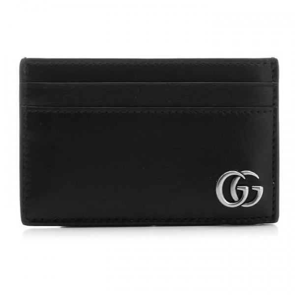 ◆당일◆24SS GG 마몬트 실버 로고 카드지갑 블랙 657588 0YK0N 1000