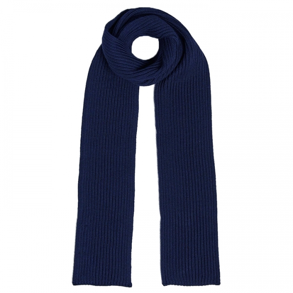 ◆당일◆23FW 골지 울 머플러 로얄 블루 SCARF ROYAL BLUE