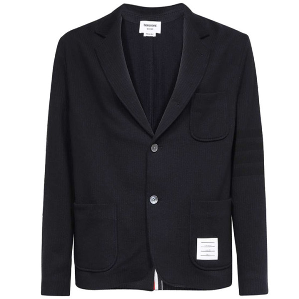 ◆당일◆23FW 사선완장 스트라이프 시어서커 자켓 네이비 MJT369A J0063 415