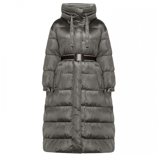 ◆당일◆23FW 스페이스파 SPACEPAR 벨티드 롱 패딩 자켓 그레이 2394960736 001