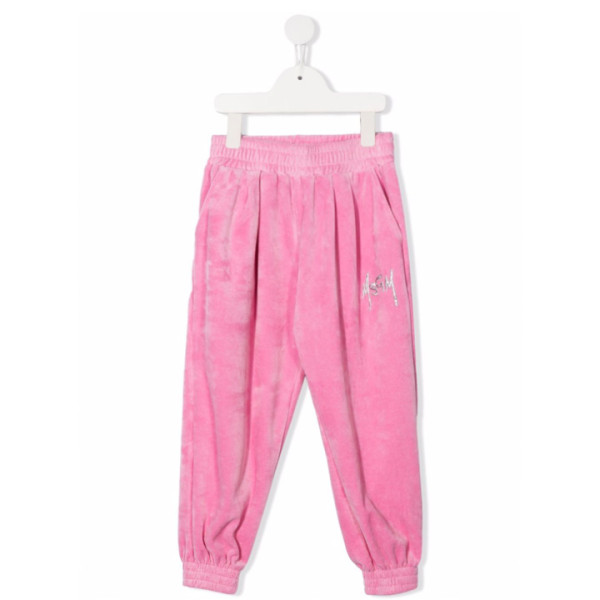 ◆키즈◆21FW 키즈 자수 로고 트랙 팬츠 핑크 MS027854 042