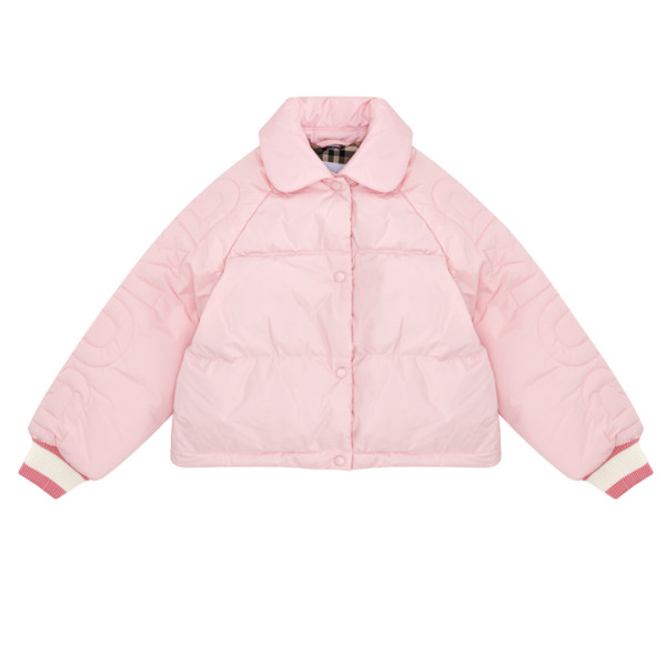 ◆키즈◆23FW 여성 로고 퀄팅 패딩 자켓 라이트핑크 8069477