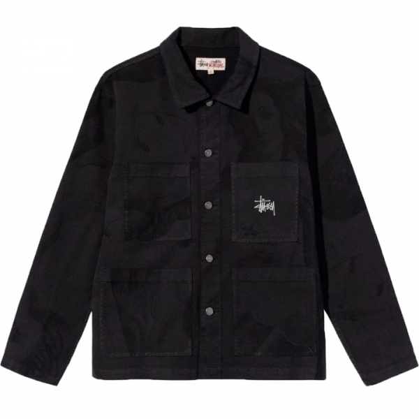 ◆당일◆23FW 비너스 초어 로고 자수 자켓 블랙 115600 BLACK
