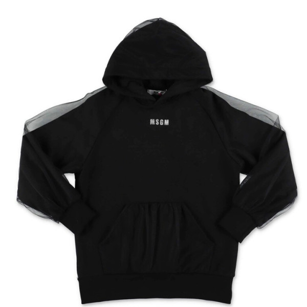◆키즈◆21FW 여성 로고 캥거루 포켓 후드티 블랙 MS027827 110