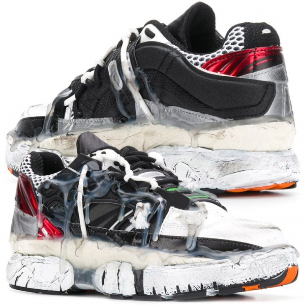 ◆11주년◆여성 퓨전 트레이너 스니커즈 화이트/레드/블랙 S58WS0118 P1878 961