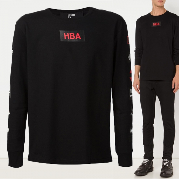 ◆11주년◆암 프린팅 티셔츠 블랙 HMAB001F15001012 1088
