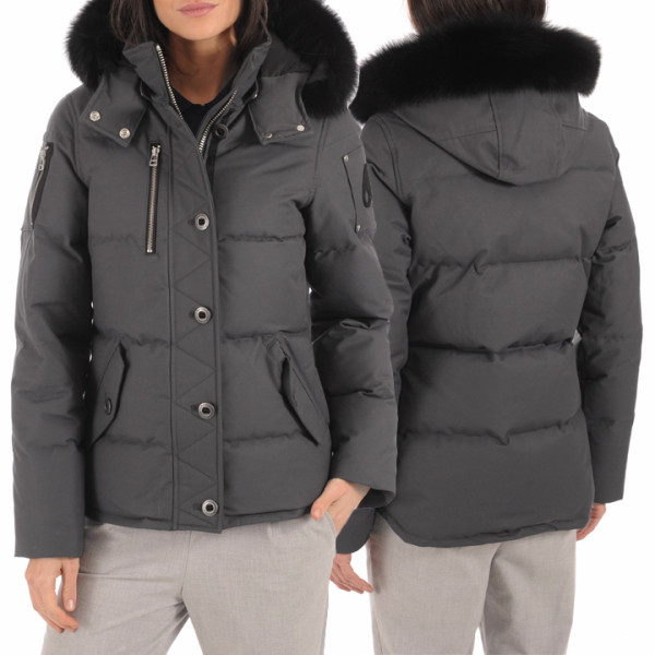 ◆당일◆18F/W 여성 쓰리쿼터 3Q 블랙 퍼 자켓 그레이 MK2229L3Q 256