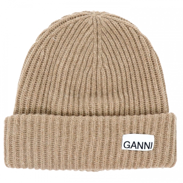 ◆당일◆23FW 로고 라벨 울 비니 베이지 A4429 573