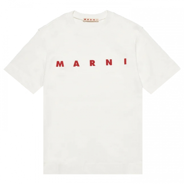 ◆키즈◆23FW 키즈 로고 프린트 티셔츠 화이트 M002MV M00HZ 0M108