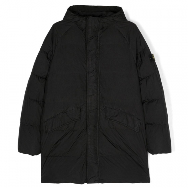 ◆키즈◆23FW 여성 와펜 포켓 후드 패딩 자켓 블랙 791640123 V0029