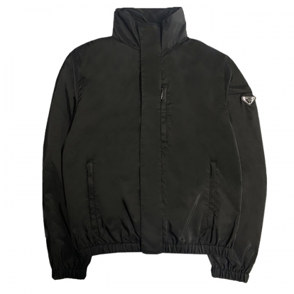 ◆당일◆25SS 삼각 로고 블루종 바람막이 자켓 블랙 SGN521 106O F0002