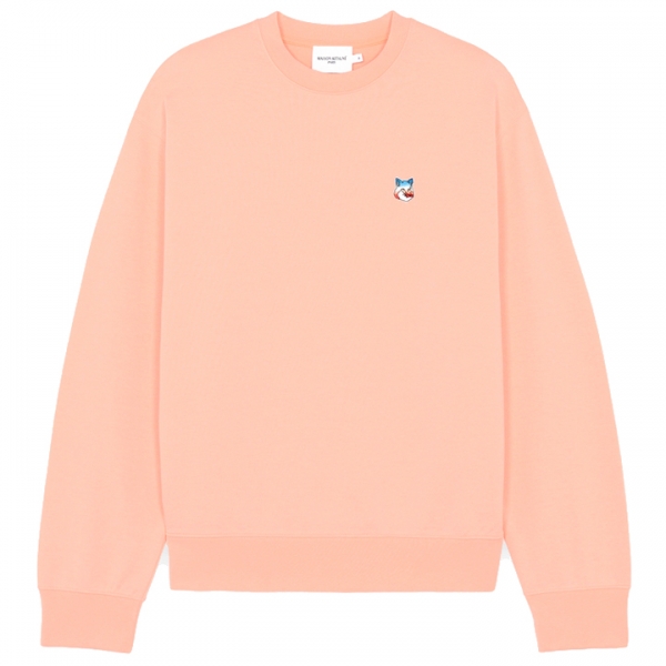 ◆당일◆22FW 그라디언트 폭스 헤드 패치 루즈핏 맨투맨 피치 IU00349KM0021 P612