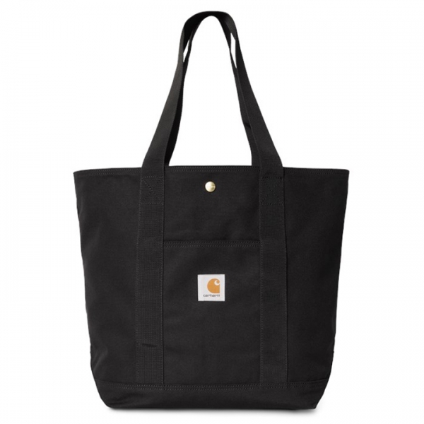 ◆당일◆24SS 로고 패치 코튼 토트백 블랙 I033102 8902