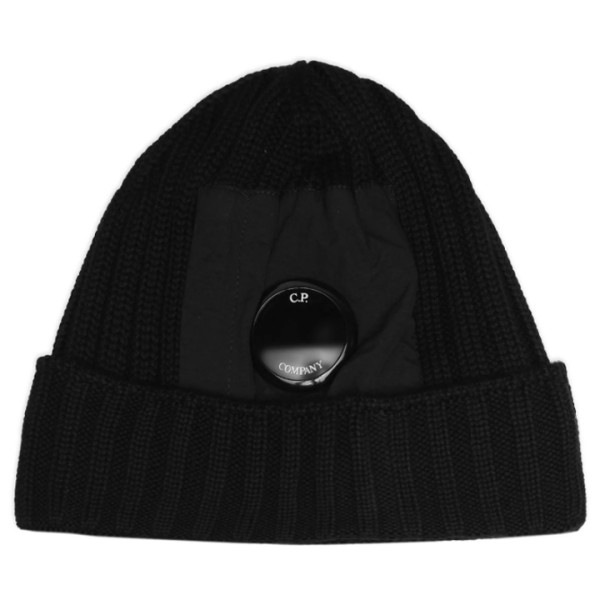 ◆당일◆23FW 렌즈 와펜 골지 울 비니 블랙 15CMAC300A 005509A 999