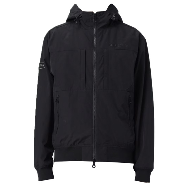 ◆당일◆24SS OISAC 로고 윈드브레이커 후드 자켓 블랙 VUWJ11241K0001 BKS