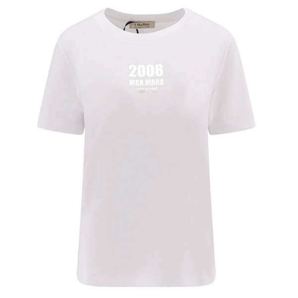 ◆당일◆25SS QUIETO 메탈릭 로고 티셔츠 화이트 2519971011 001