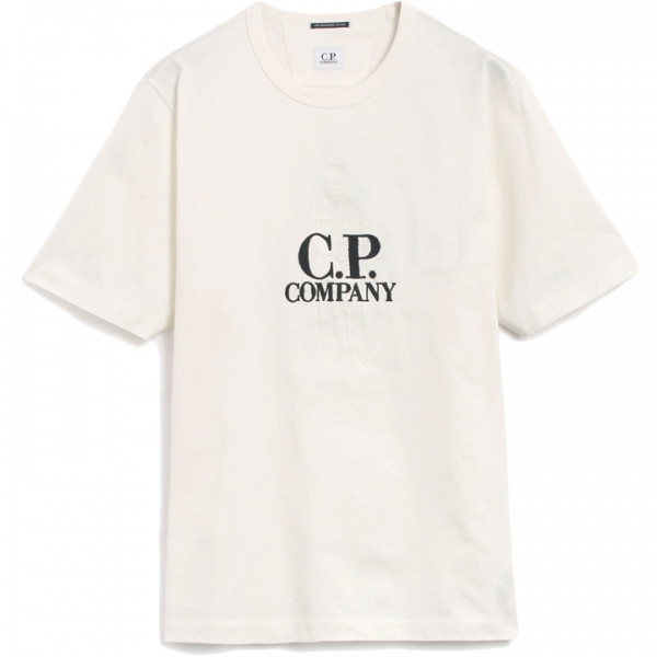 ◆당일◆25SS 로고 자수 티셔츠 화이트 18CMTS106A 110301W 103