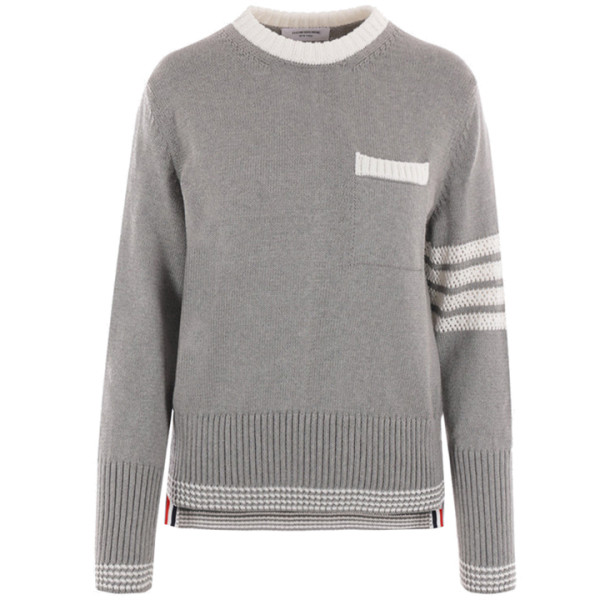 ◆당일◆24FW 4바 저지 스티치 풀 오버 니트 라이트그레이 FKA453A Y3017 055
