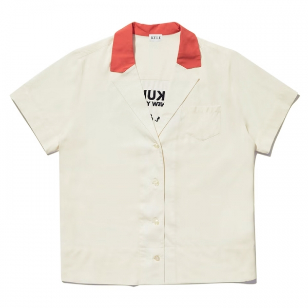 ◆당일◆22FW 더 플리스 셔츠 크림/파피 WS31S4 CREAM/POPPY