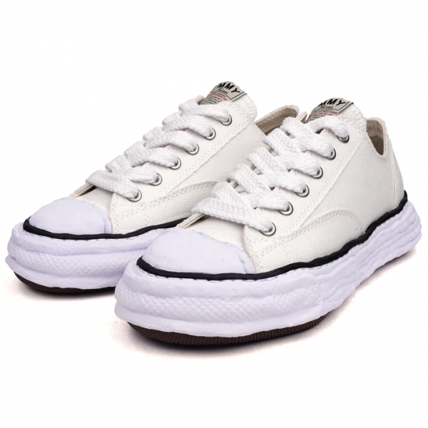 ◆당일◆23FW 피터슨23 OG 솔 캔버스 로우탑 스니커즈 화이트 A11FW702 WHITE